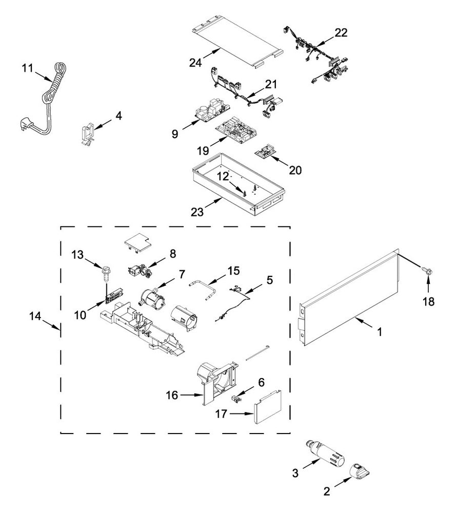 W11306696 Refrigerator Electronic Control Board - XPart Supply