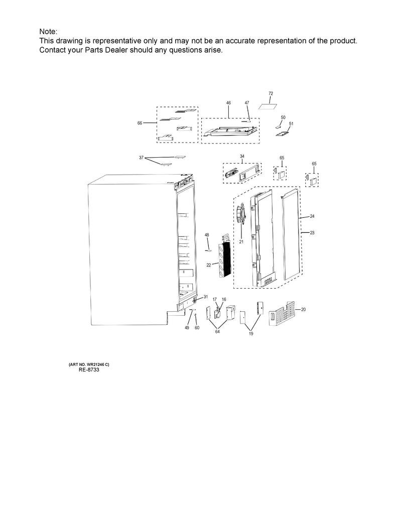WG03F08383 Refrigerator Evaporator Fan - XPart Supply