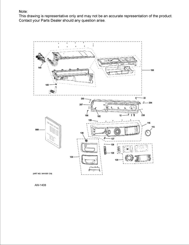 WG04F11960 Washer Dispenser Drawer - XPart Supply