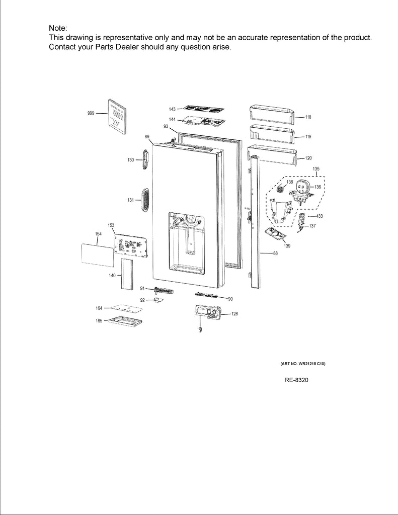 WG03A04142 Refrigerator Autofill Dispenser Board - XPart Supply