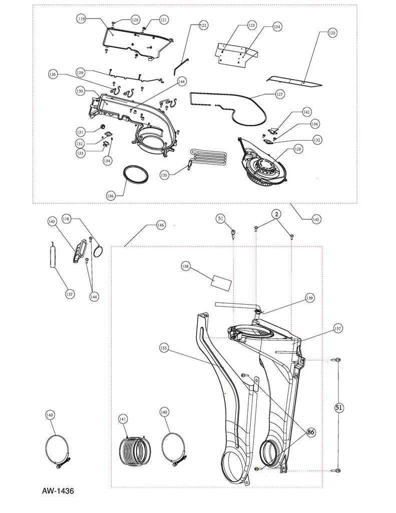 WG04F10661 Dryer Heating Element - XPart Supply Ltd.