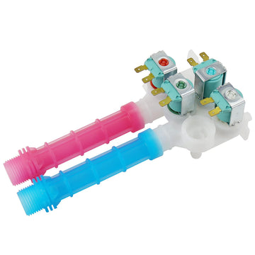 Washer water inlet valve assembly