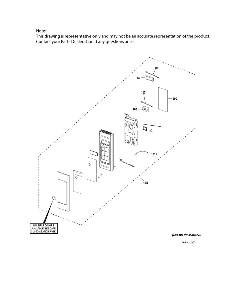 WG01F04897 Microwave Control Panel - XPart Supply