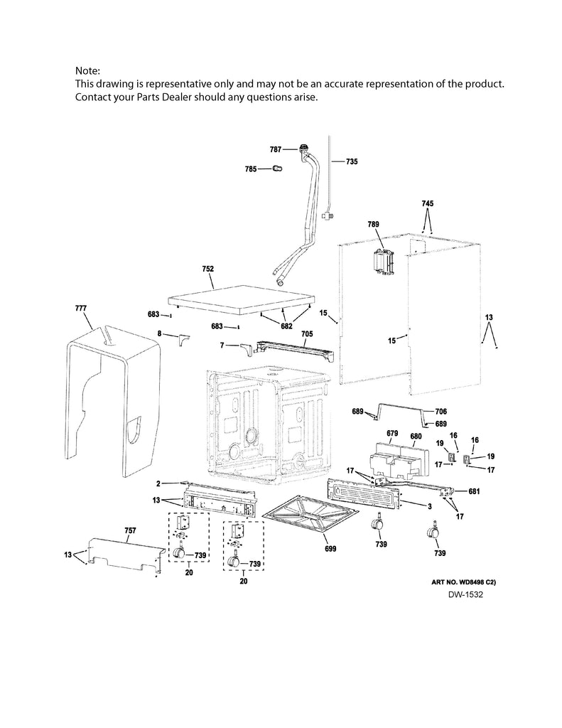 WG04A05001 Dishwasher Unicouple Assembly - XPart Supply