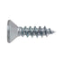 Hillman #5 x 1/2" Zinc Flat Head Wood Screws - 100 Pack