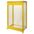Gas Cylinder Cabinets, 10 Cylinder Capacity, 44" W x 30" D x 74" H, Yellow