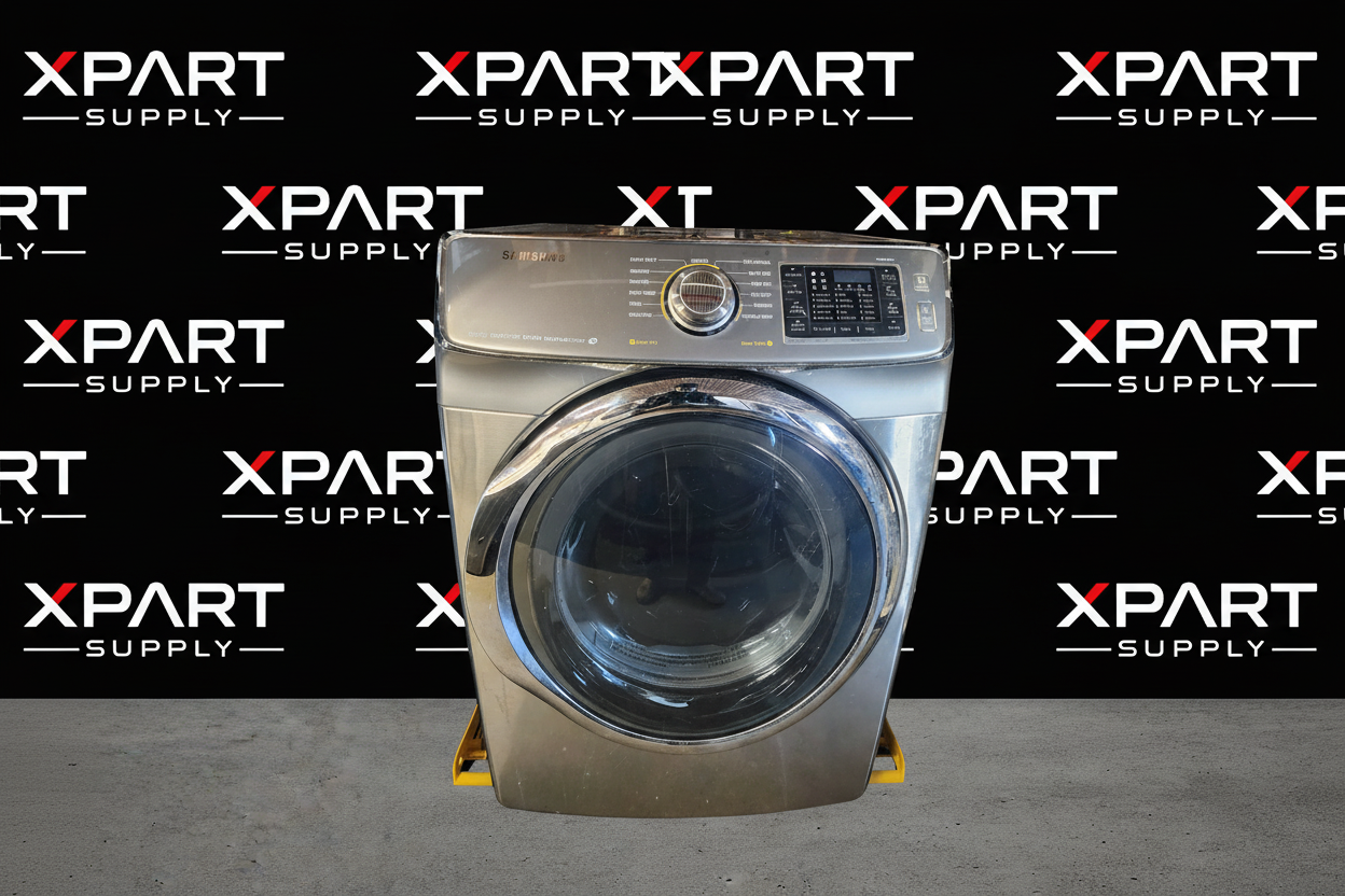 Samsung Washer with Clean XPart Supply Logo Background