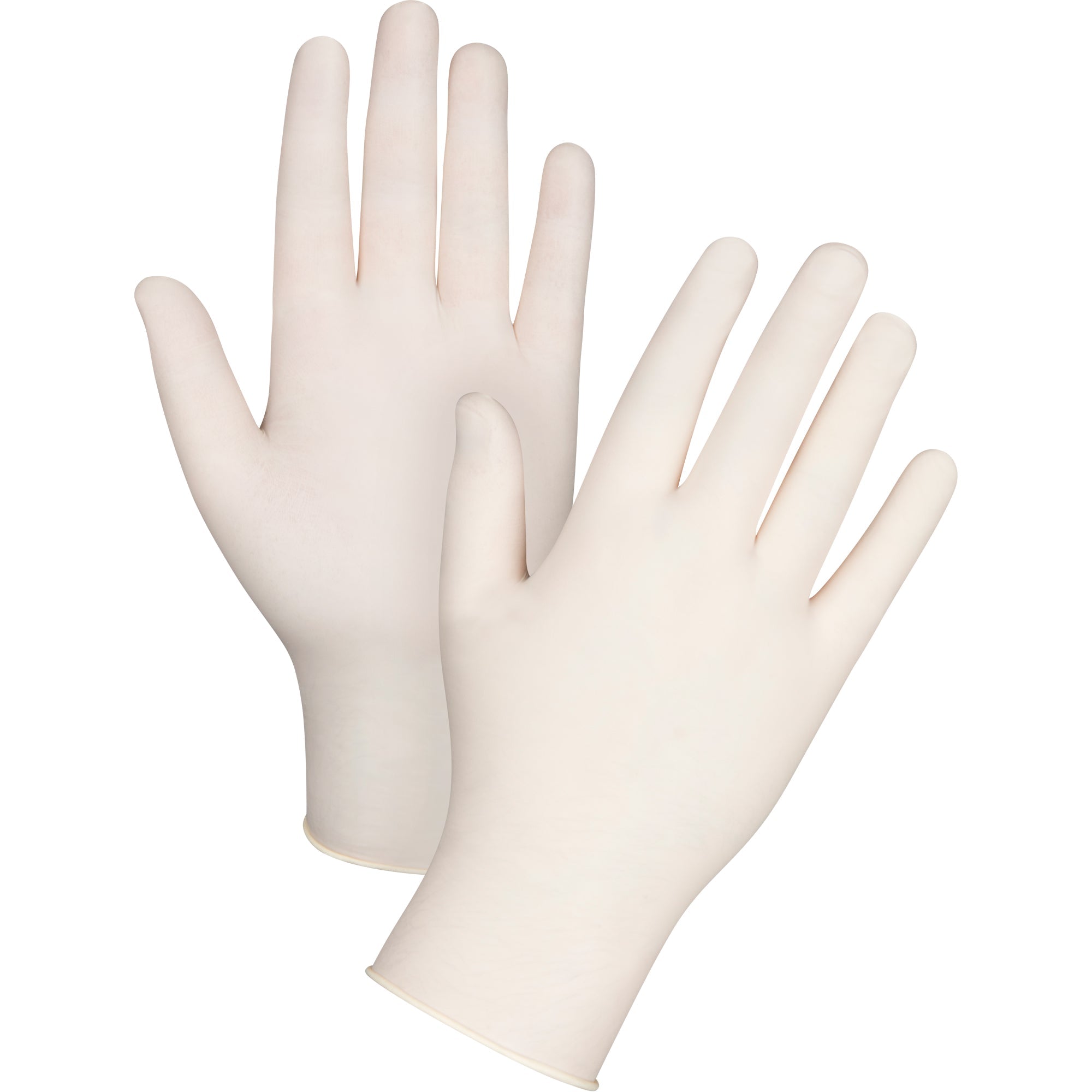 Premium Sensitive Skin Examination Gloves, Large, Latex, 4-mil, Powder-Free, Natural