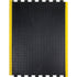 Anti-Fatigue Dome Matting, Bubbled, 3' x 4' x 1/2", Black, Rubber