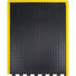 Anti-Fatigue Dome Matting, Bubbled, 3' x 4' x 1/2", Black, Rubber