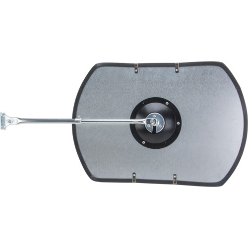 Roundtangular Convex Mirror with Telescopic Arm