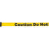 Tape Cassettes for Build-Your-Own Crowd Control Barriers, Caution Do Not Enter, 7', Yellow Tape