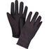 Jersey Gloves, Large, Brown, Red Fleece, Slip-On