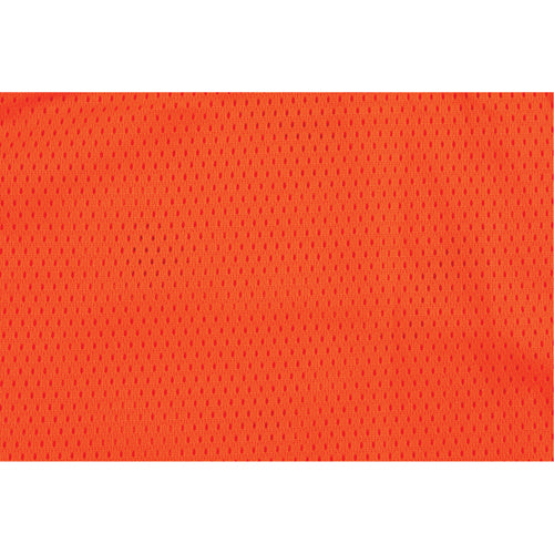 Surveyor's Safety Vest, High Visibility Orange, Large, Polyester