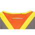 Surveyor's Safety Vest, High Visibility Orange, Large, Polyester