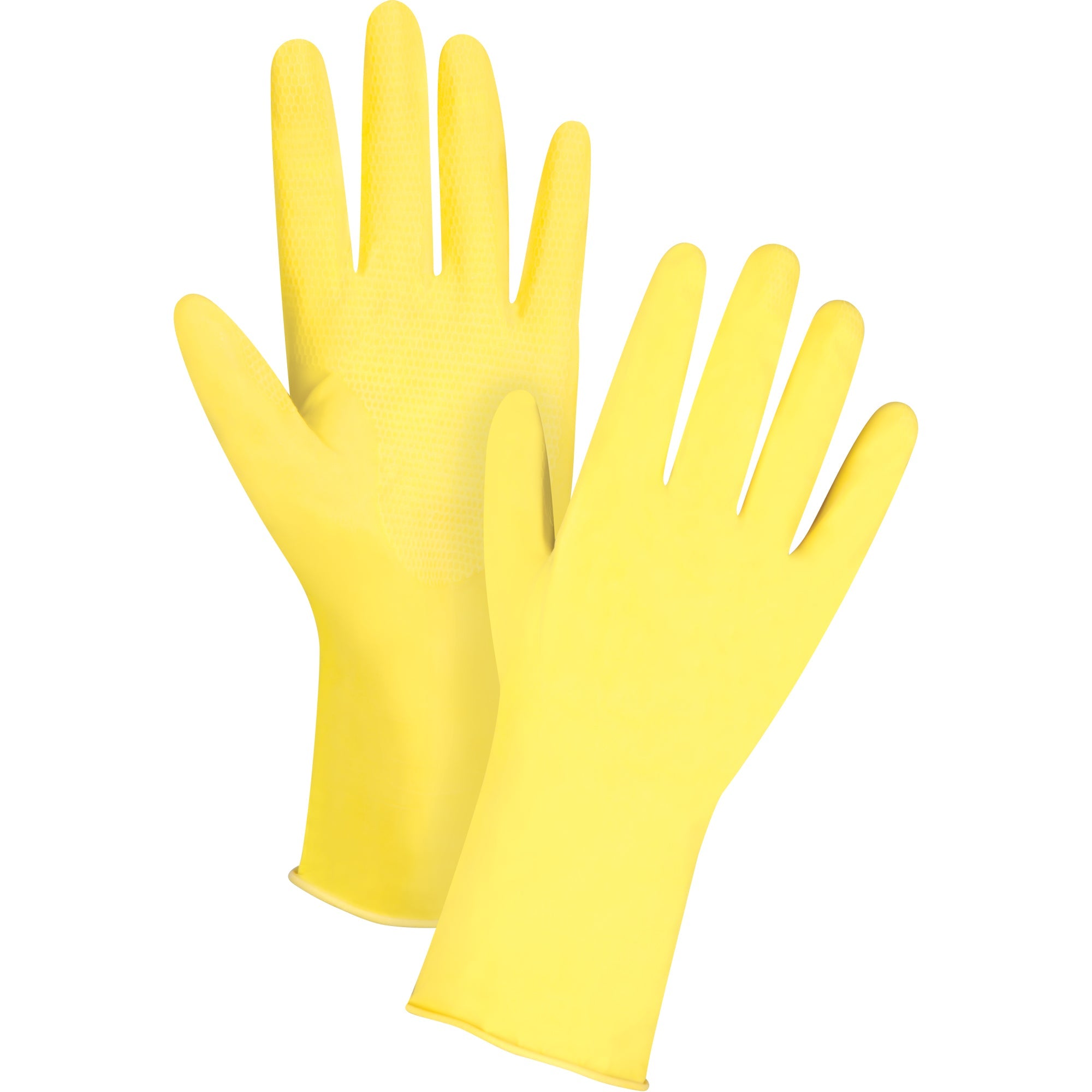 Canary Yellow Chemical-Resistant Gloves