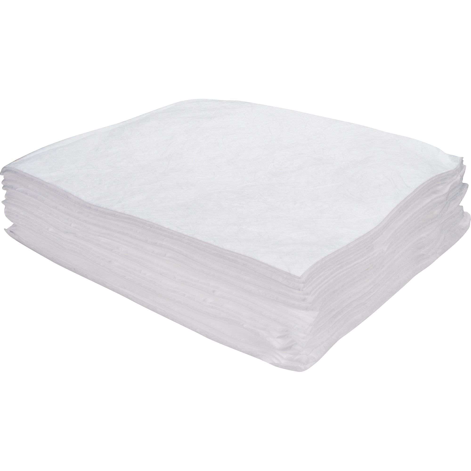 Meltblown Sorbent Pads, Oil Only, 15" x 17", 8 gal. Absorbancy