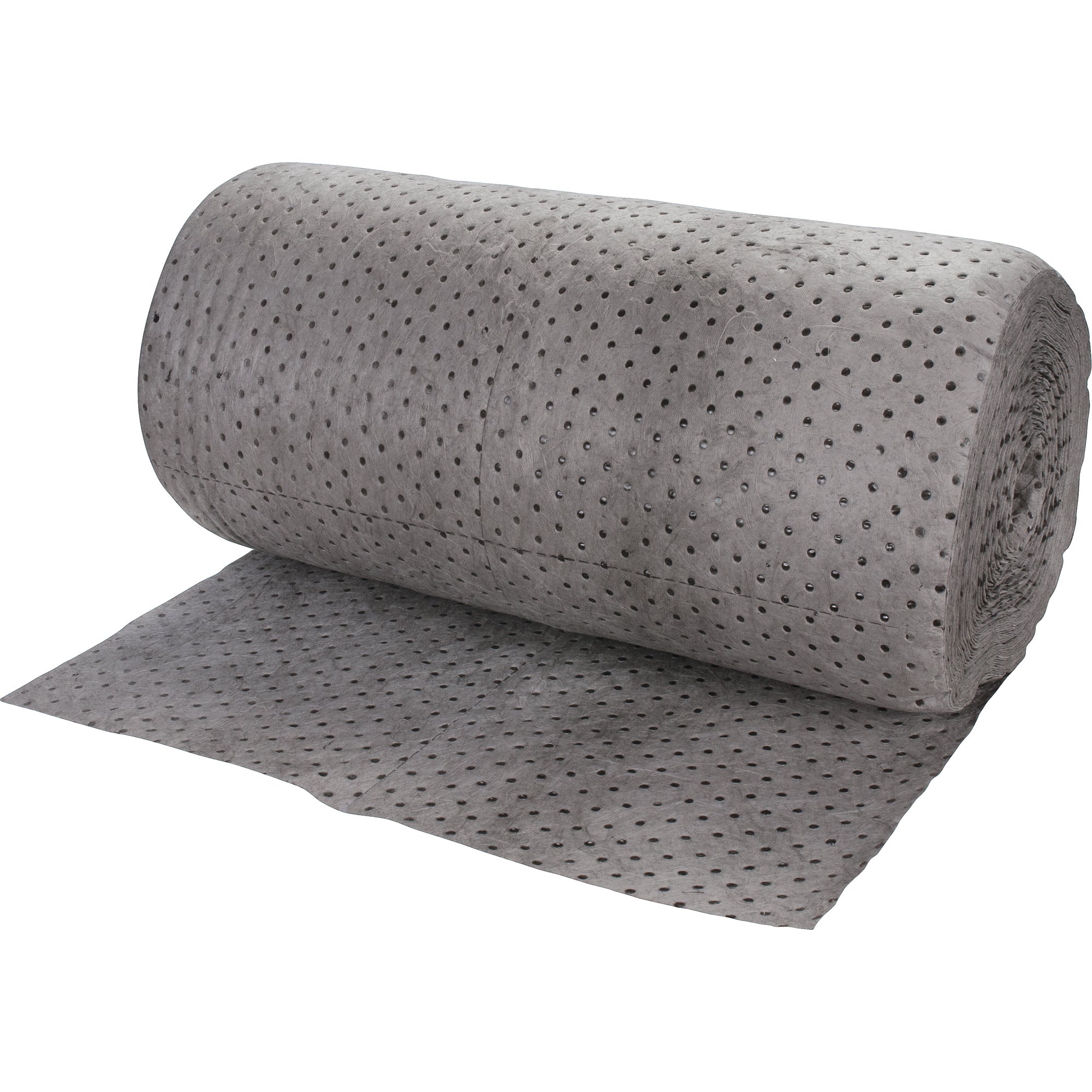 Bonded Sorbent Rolls, Heavyweight, 150' L x 30" W, 50 gal. Absorbancy