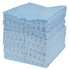 Blue Bonded Sorbent Pad, Oil Only, 15" x 17", 30 gal. Absorbancy