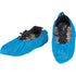 CPE Shoe Covers, Large, Polyethylene, Blue