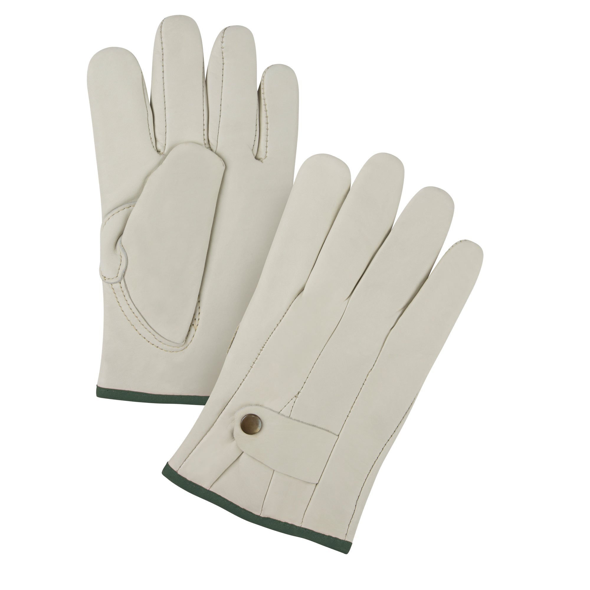 Premium Ropers Gloves, Medium, Grain Cowhide Palm