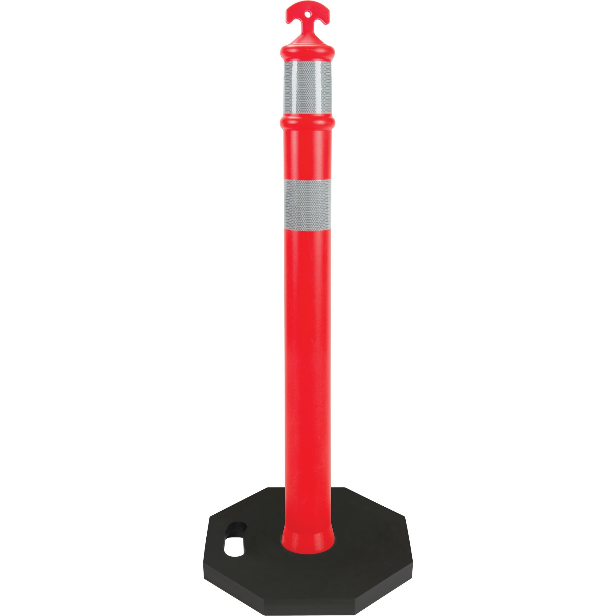 High-Visibility Delineator Post, 42" H, Orange