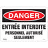 "Personnel Autorisé Seulement" Sign