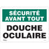 "Douche Oculaire" Sign