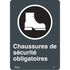 "Chaussures De Sécurité Obligatoires" Sign