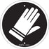 Hand Protection Required CSA Standard Safety Sign, 6" x 6", Plastic, Pictogram