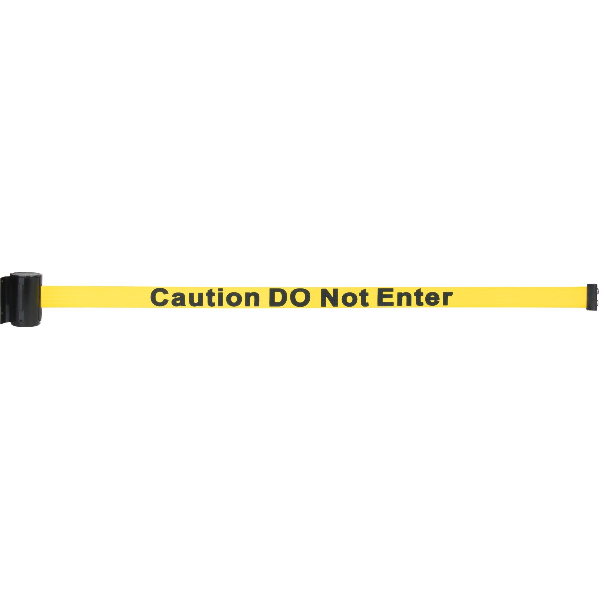Magnetic Tape Cassette for Build-Your-Own Crowd Control Barrier, Caution Do Not Enter, 7', Yellow Tape