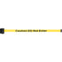 Magnetic Tape Cassette for Build-Your-Own Crowd Control Barrier, Caution Do Not Enter, 7', Yellow Tape