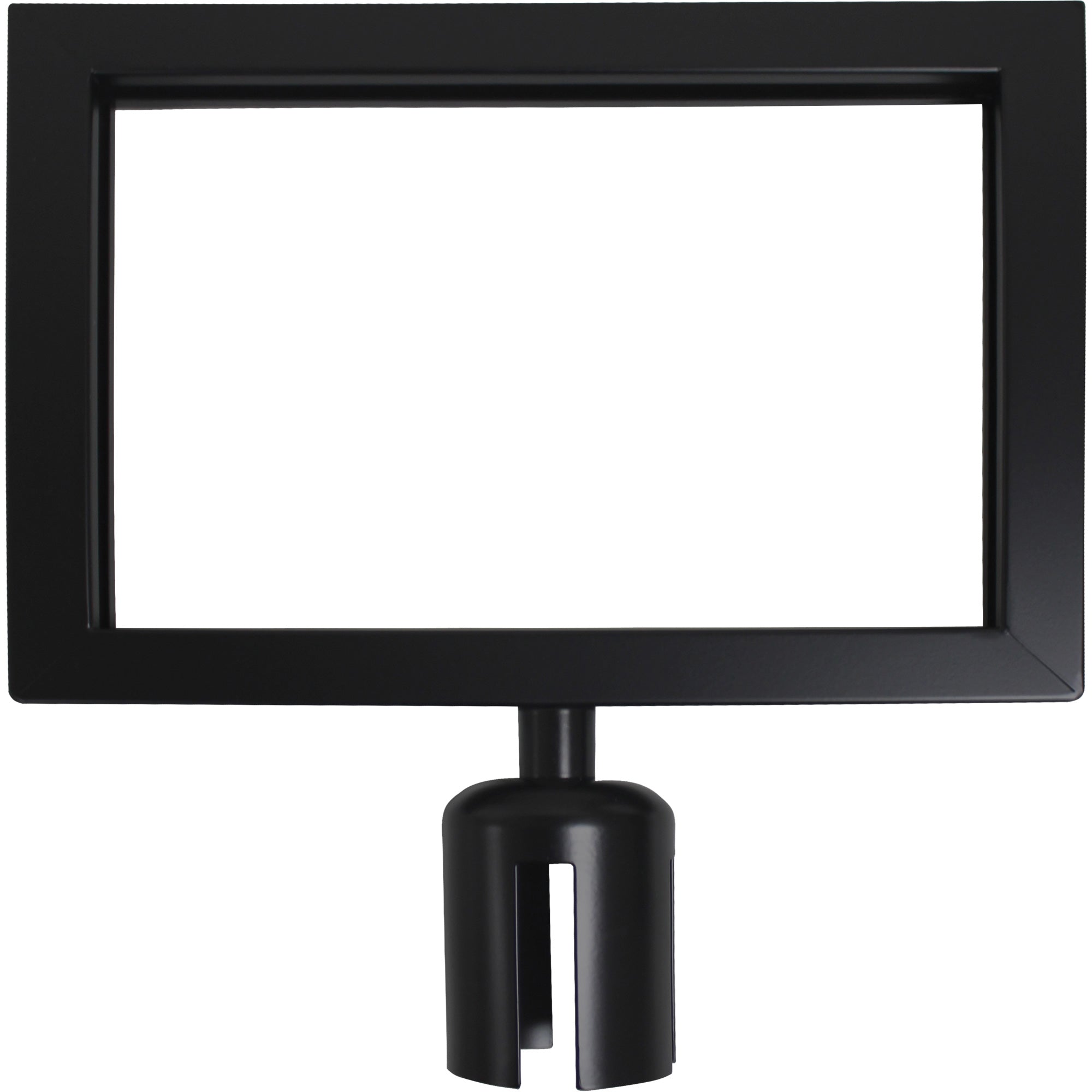Sign Frame for Crowd Control Post, Black