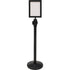 Sign Frame for Crowd Control Post, Black