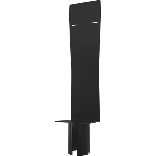 Dispenser Holder for Crowd Control Post, Black