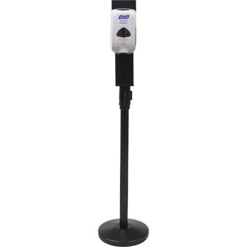 Dispenser Holder for Crowd Control Post, Black