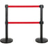 Dual Belt Crowd Control Barrier