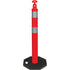 High-Visibility Delineator Post Kit, 42" H, Orange