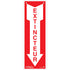 "Extincteur" Sign, 12" x 4", Plastic, French with Pictogram