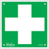 First Aid Sign, 6" x 6", Aluminum, Pictogram