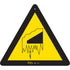 Falling Snow/Ice CSA Standard Safety Sign, 12" x 12", Aluminum, Pictogram