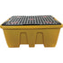 IBC Spill Pallet, 333 US gal. Spill Capacity, 66" x 66" x 27.5"
