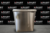 Stainless steel container with XPart Supply logo background