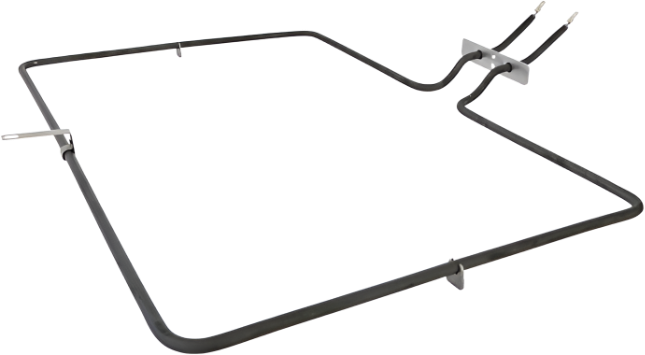 Supco CH9716 range baking element in black metal for oven heating replacement part