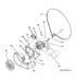 Diagram showing Supco LB29897 dryer drive belt and associated dryer parts from XPart Supply