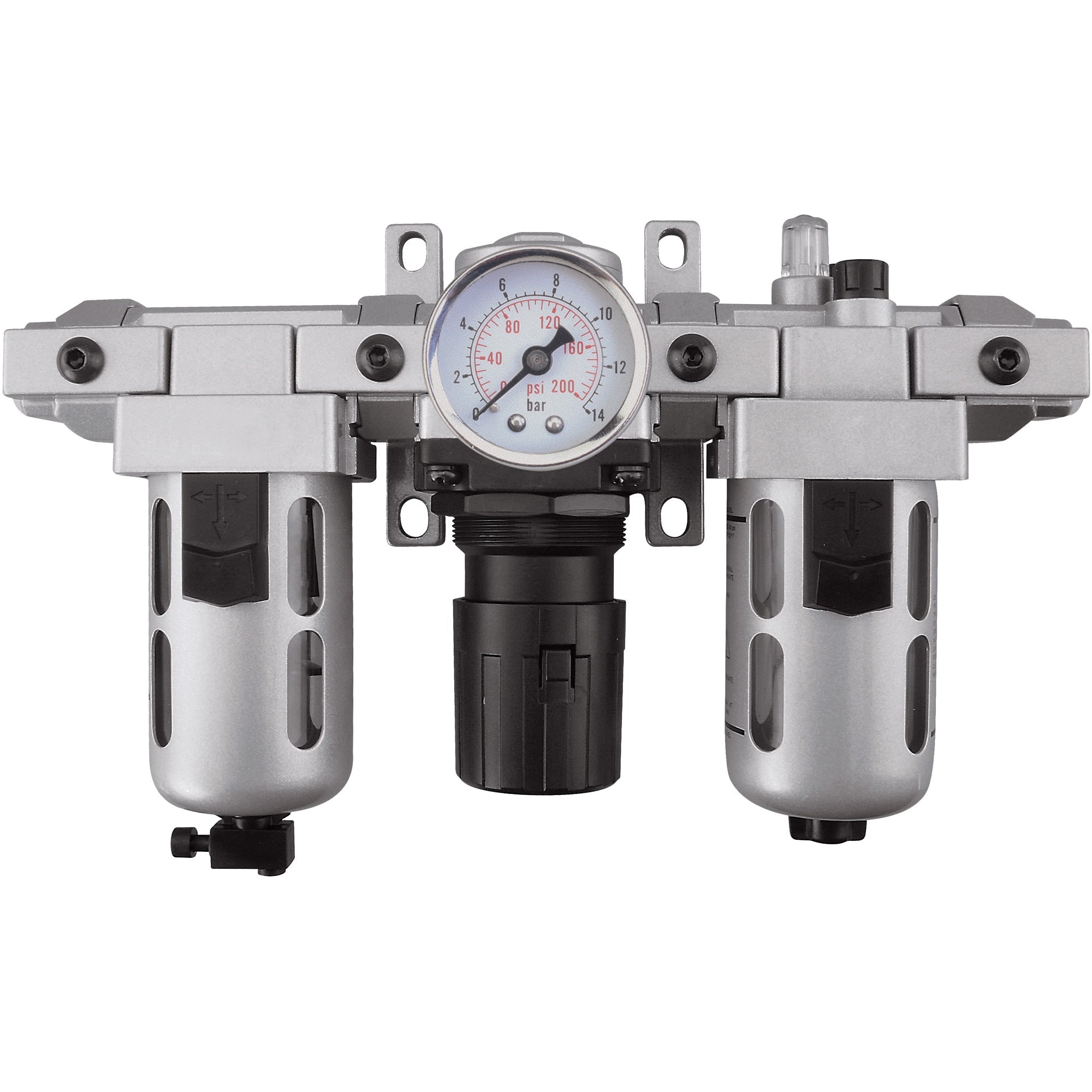 Modular Filter, Regulator & Lubricator (Gauge Included), 1/4" NPT