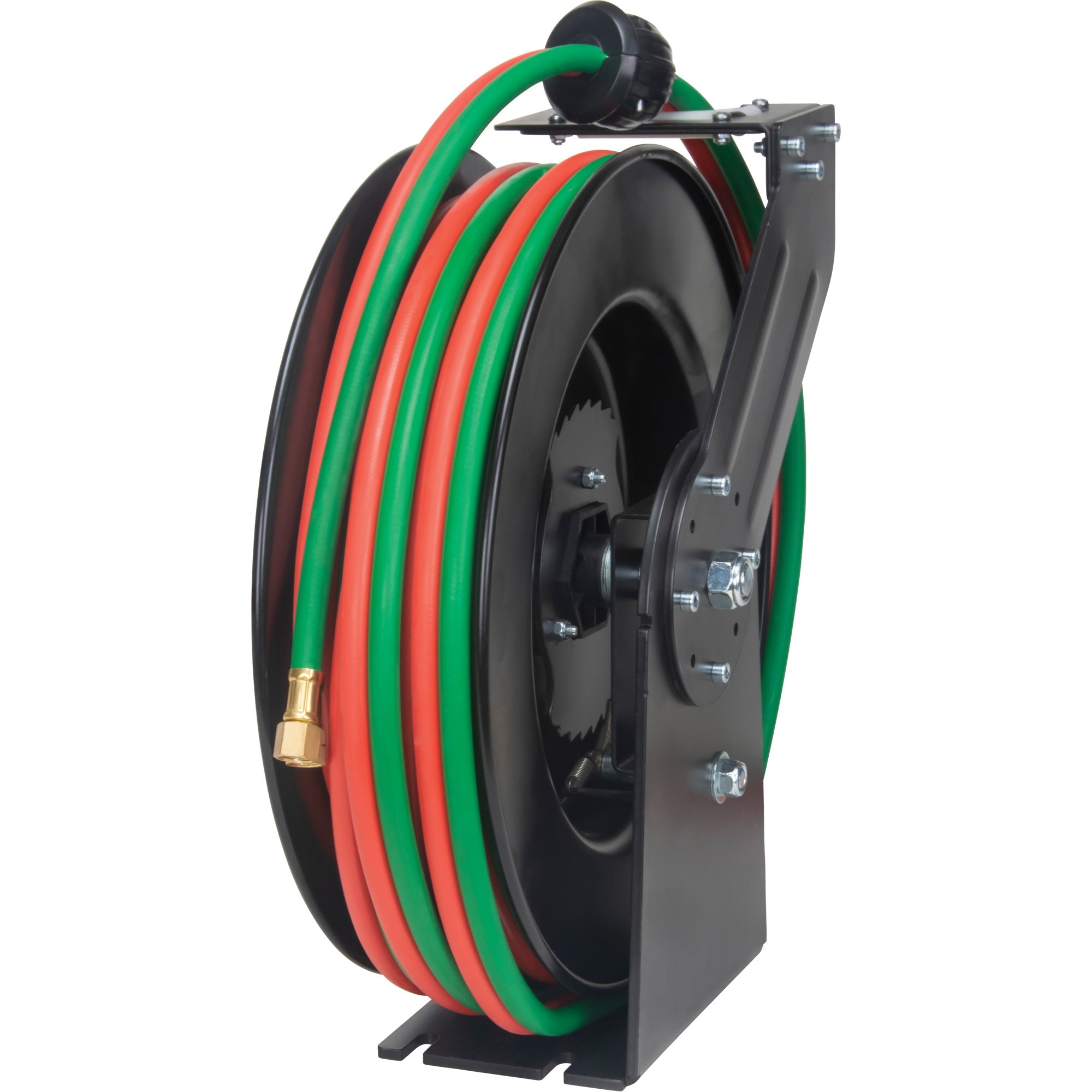 Welding Hose Reel, Welding Gases, 1/4" x 50', Single Hose, 300 psi