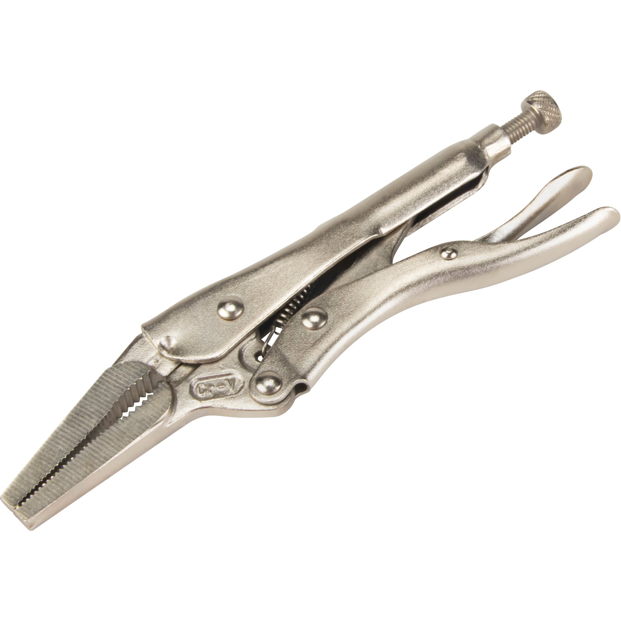 Locking Pliers with Wire Cutter, 6-1/2" Length, Long Nose