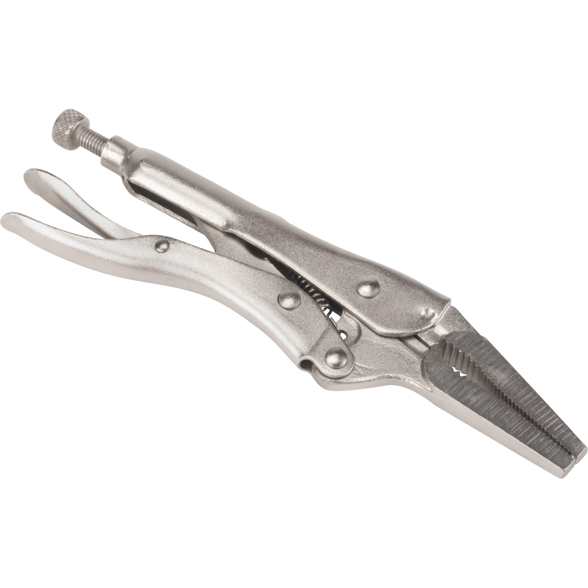 Locking Pliers with Wire Cutter, 6-1/2" Length, Long Nose