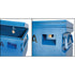Jobsite Tool Box, 48" x 24" x 27-3/5", Steel, Blue